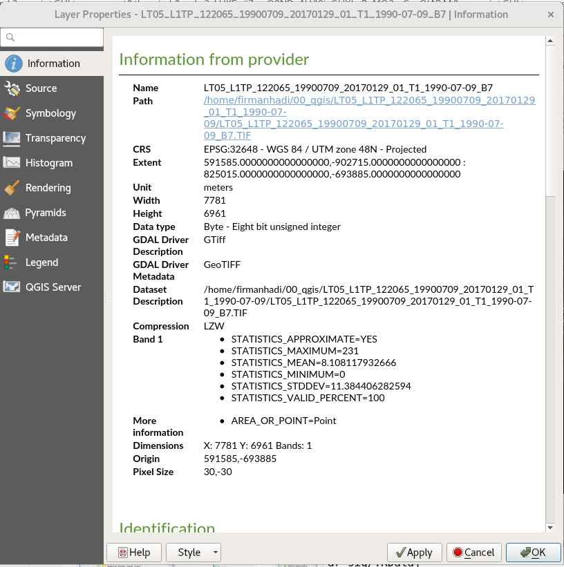 Metadata file citra