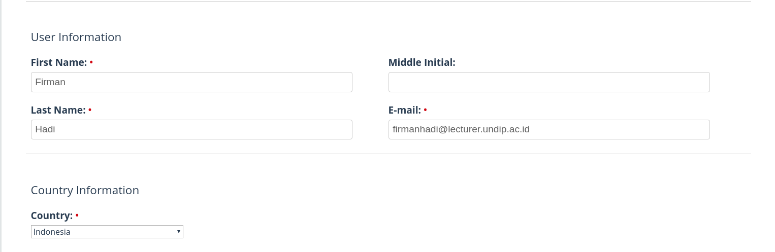 Registrasi user Earthdata - 3