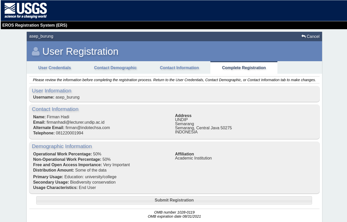 Registrasi user EROS - 6