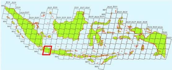 Path-row Landsat di Indonesia