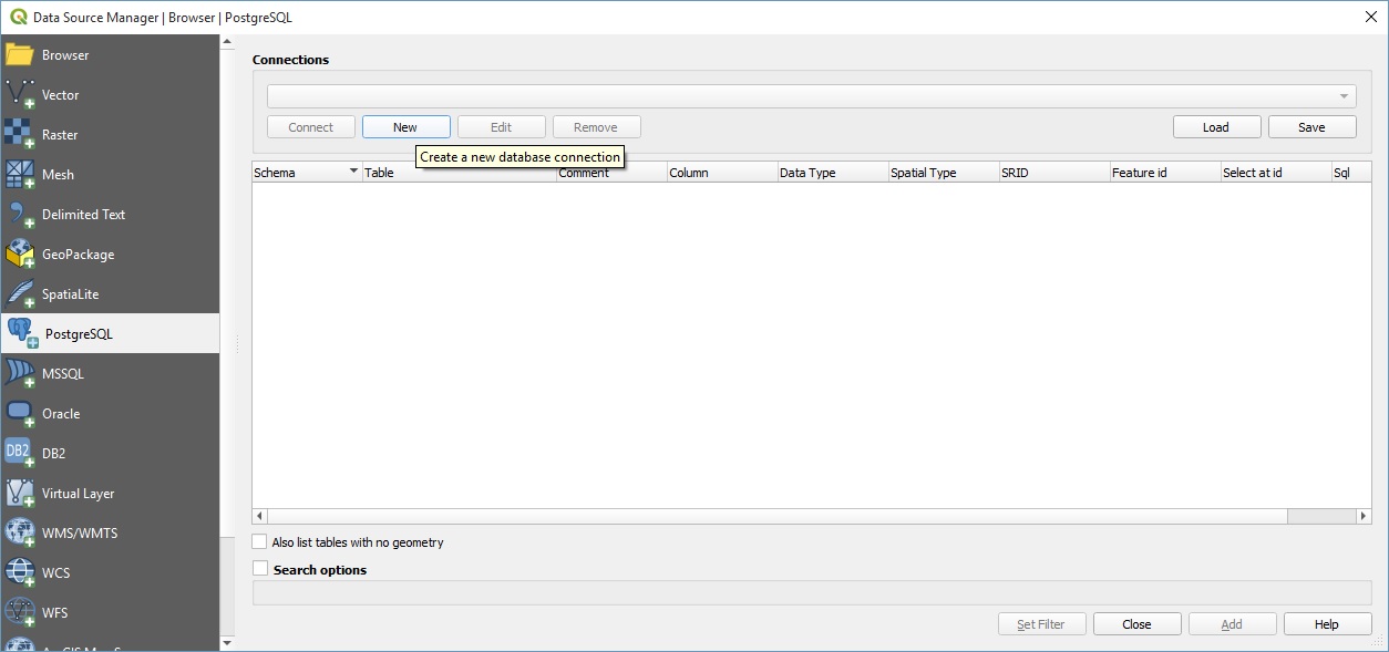 QGIS PostGIS Layer